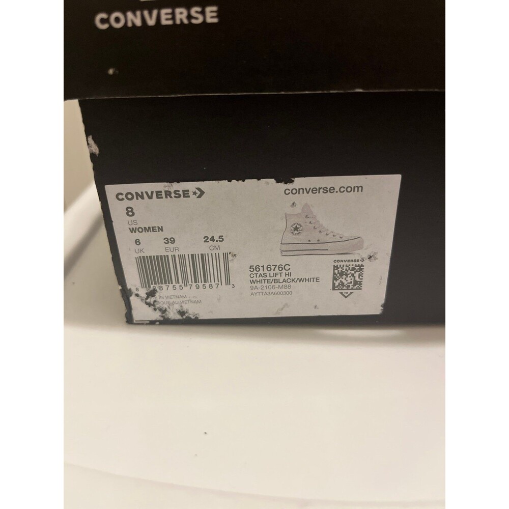 Converse Chuck Taylor All Star Lift HI White Men Unisex
Casual Shoes 561676C - Picture 7 of 8